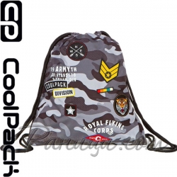 Cool Pack Sprint Спортна торба Camo Black Badges A73111